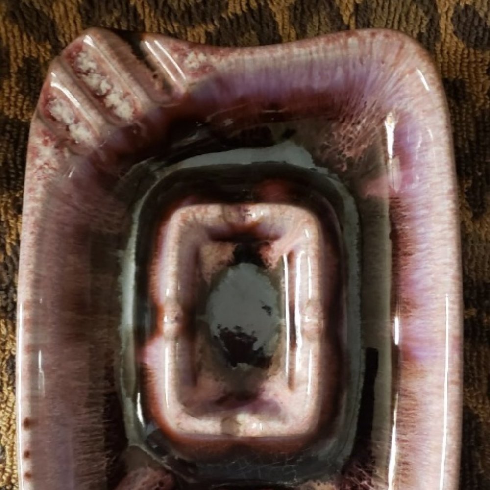 MCM purple ashtray